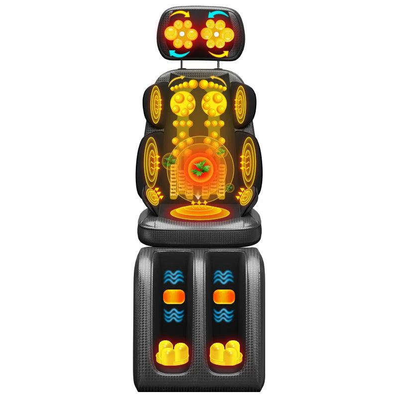 Full-Back Shiatsu Massage Chair Pad