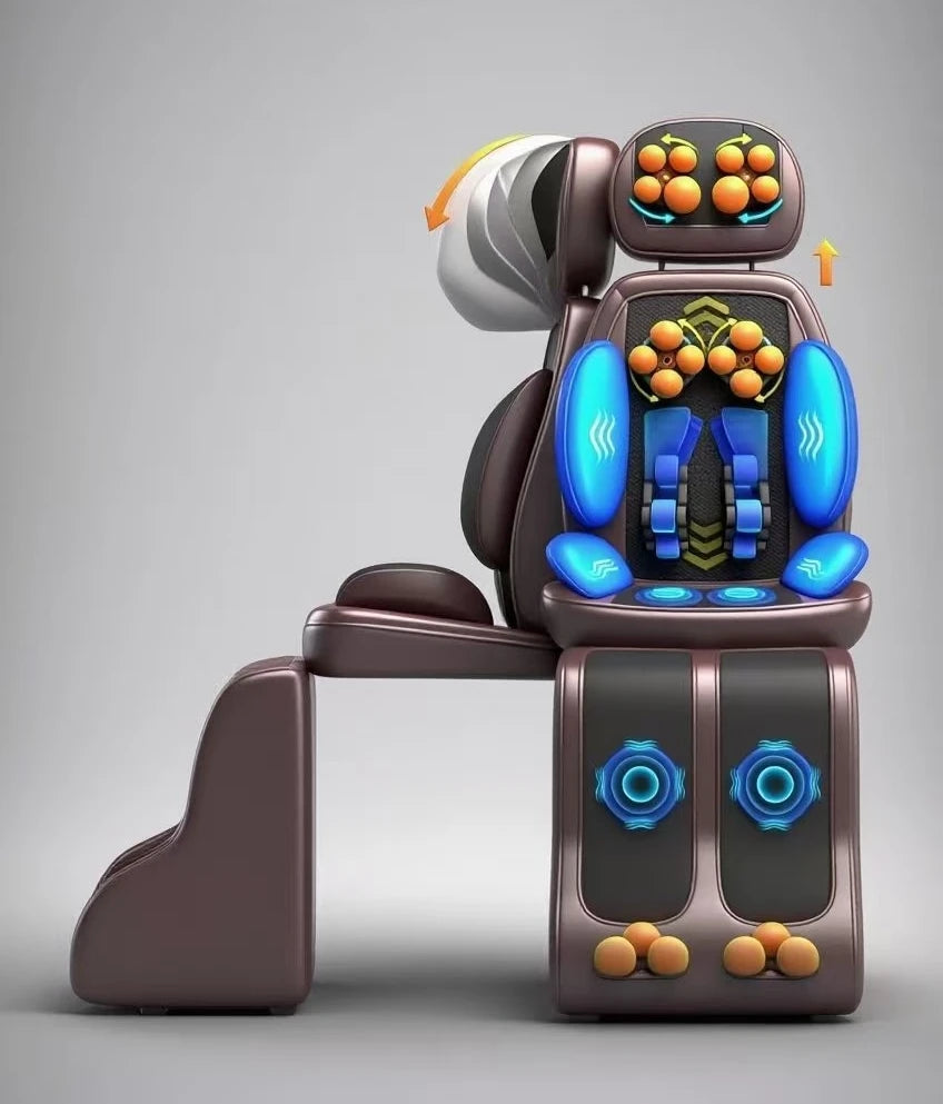 Full-Back Shiatsu Massage Chair Pad