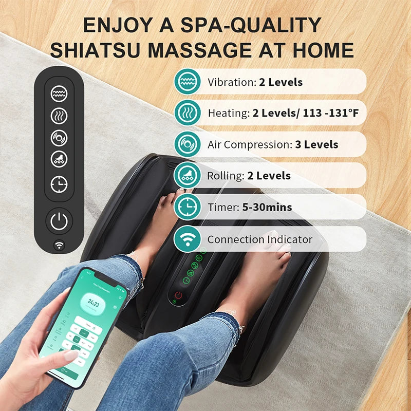 Smart Shiatsu Foot & Calf Massager