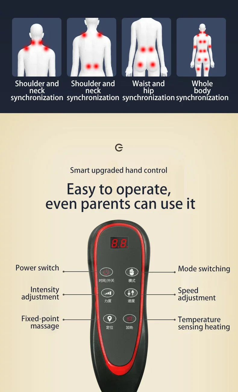 Full-Body Heated Massage Mattress